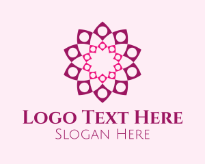 Decorative Flower Pattern Logo