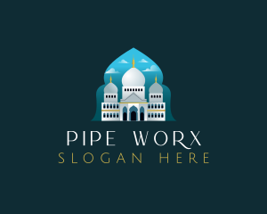 Islamic Mosque Temple logo design