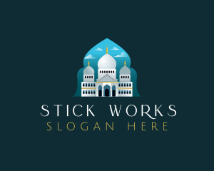 Islamic Mosque Temple logo design