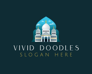 Islamic Mosque Temple logo design