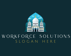 Islamic Mosque Temple logo design