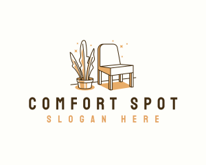 Chair Furniture Seat logo