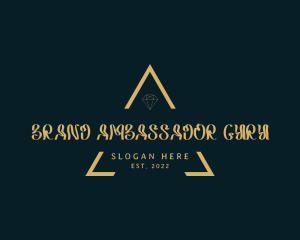 Gold Triangle Brand logo design