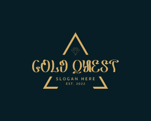 Gold Triangle Brand logo design