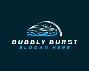 Cleaning Splash Vehicle logo design