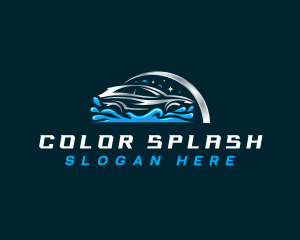 Cleaning Splash Vehicle logo design