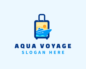 Luggage Ship Travel logo