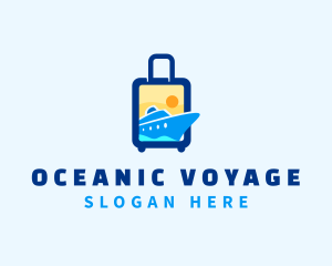 Luggage Ship Travel logo