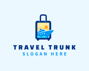 Luggage Ship Travel logo