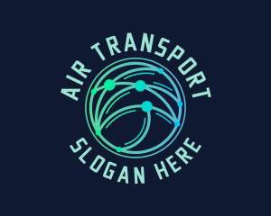 Global Logistics Transportation logo design