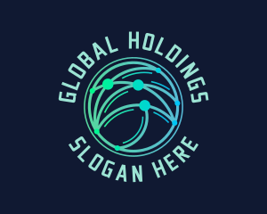 Global Logistics Transportation logo design