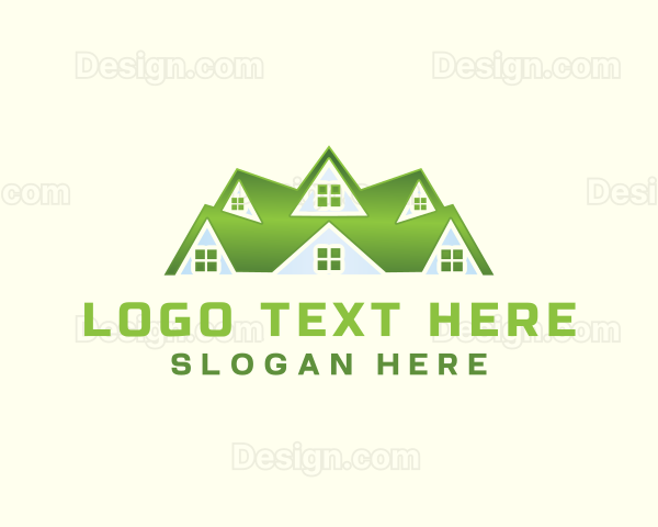 Roof Real Estate Property Logo