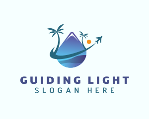 Island Mountain Travel logo design