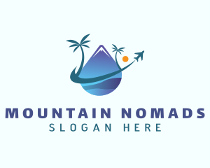 Island Mountain Travel logo design