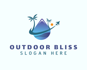 Island Mountain Travel logo design