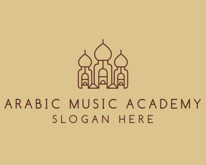 Brown Arabic Palace  logo