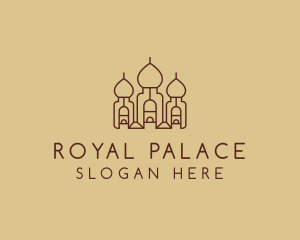 Brown Arabic Palace  logo