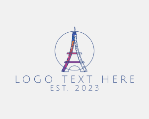 Creative Eiffel Tower logo