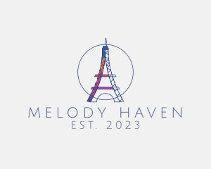 Creative Eiffel Tower logo