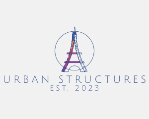 Creative Eiffel Tower logo design