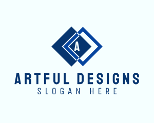 Interior Design Tile Pavement logo design