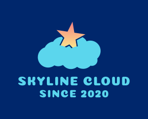 Daycare Star Cloud logo design