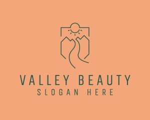 Mountain Valley Adventure  logo design