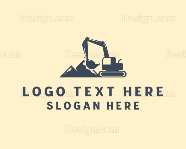 Industrial Machine Excavation Logo