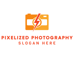 Electric Camera Photography  logo design