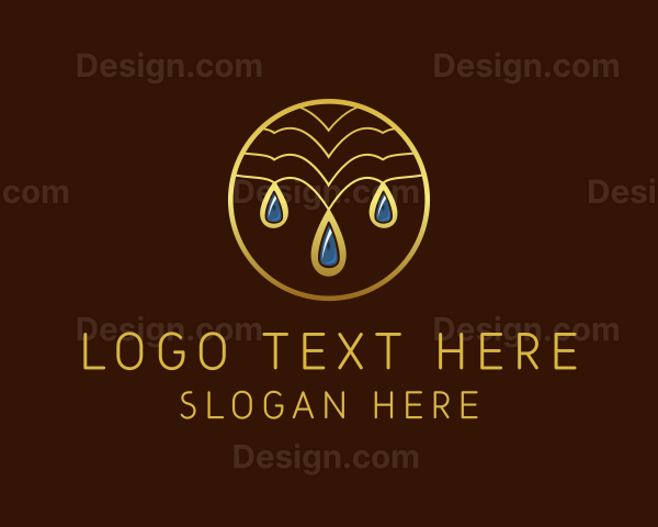 Gold Jewelry Ornament Logo