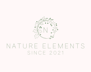 Nature Vineyard Leaf logo design