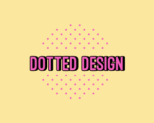 Girly Polka Dots logo design