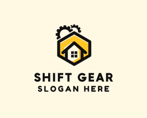 Gear House Realty logo design