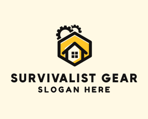 Gear House Realty logo design