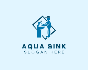 Human Handwashing Sink logo design