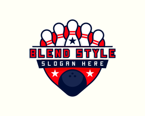 Bowling Pin Ball logo design