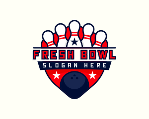 Bowling Pin Ball logo design