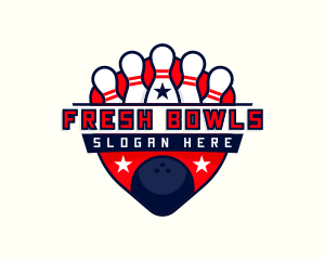 Bowling Pin Ball logo design