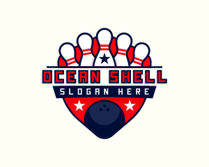 Bowling Pin Ball logo design