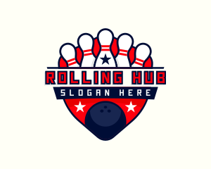 Bowling Pin Ball logo design