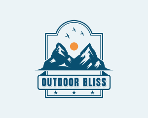 Mountain Summit Peak logo design