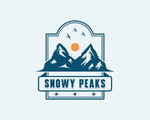 Mountain Summit Peak logo design