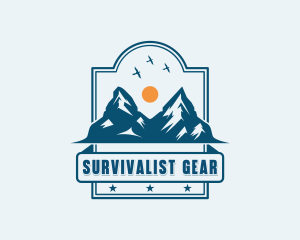 Mountain Summit Peak logo design