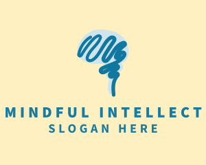 Educational Blue Mind logo design