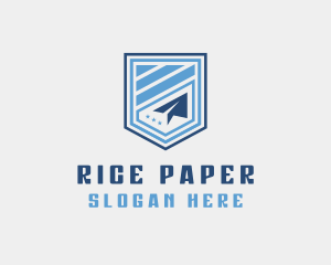 Plane Logistics Delivery logo design