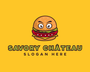 Monster Burger Restaurant logo design