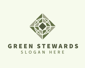 Green Floor Tile logo design