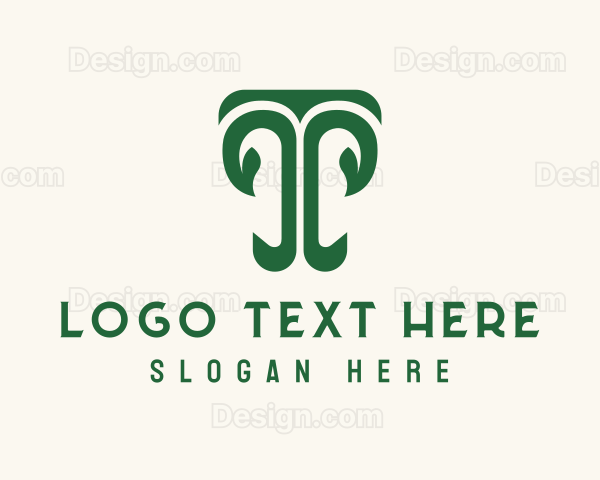 Leaf Column Garden Logo