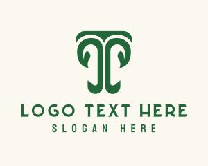 Leaf Column Garden logo