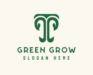 Leaf Column Garden logo